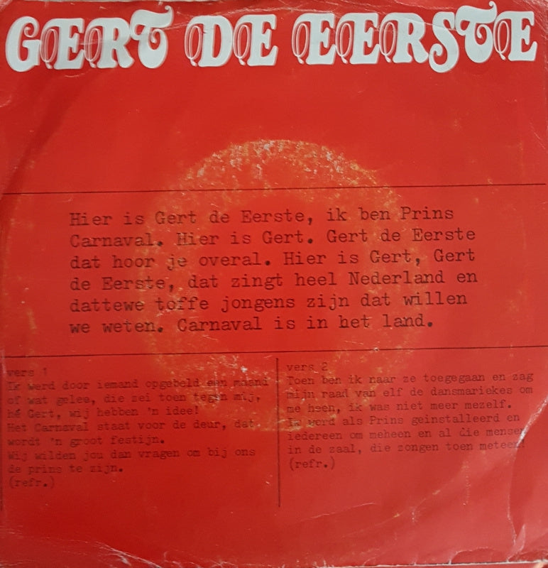 Gert der Erste - Gert der Erste 11790