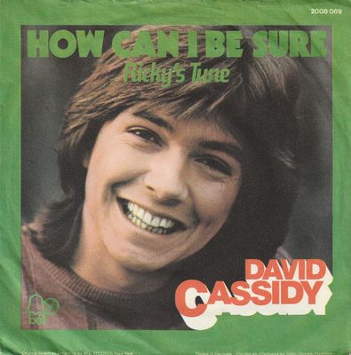 David Cassidy - How Can I Be Sure Vinyl Singles Vinyl Zeer Goed / Hoesje Goed "VINYLSINGLES.NL"