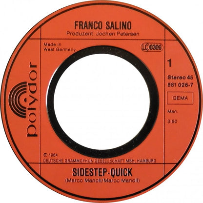 Franco Salino - Sidestep-Quick 13141 Vinyl Singles Vinyl Zeer Goed / Hoesje Generic "VINYLSINGLES.NL"