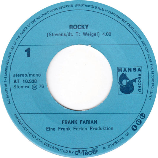 Frank Farian - Rocky 02438 Vinyl Singles Vinyl Goed / Hoes Generic