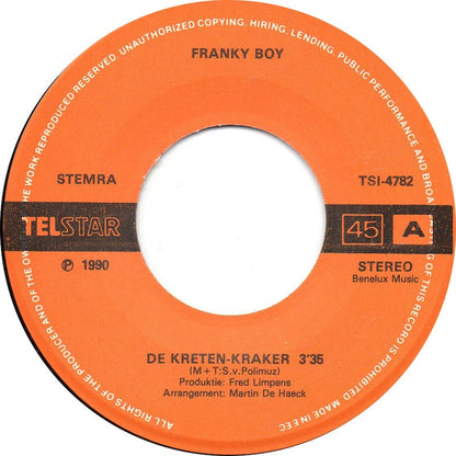 Franky Boy - De Kreten-Kraker 42762 Vinyl Singles Vinyl Zeer Goed / Hoesje Goed "VINYLSINGLES.NL"