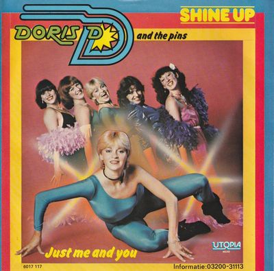 Doris D And The Pins - Shine Up Vinyl Singles Vinyl Zeer Goed / Hoesje Goed "VINYLSINGLES.NL"