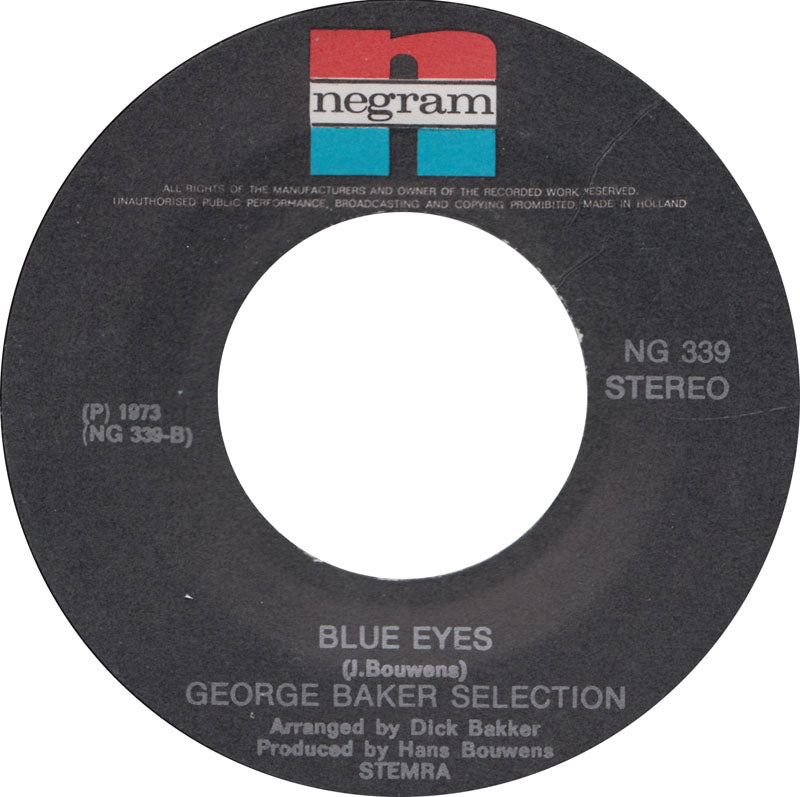 George Baker Selection - Morning Light Vinyl Singles Vinyl Zeer Goed / Hoesje Generic "VINYLSINGLES.NL"