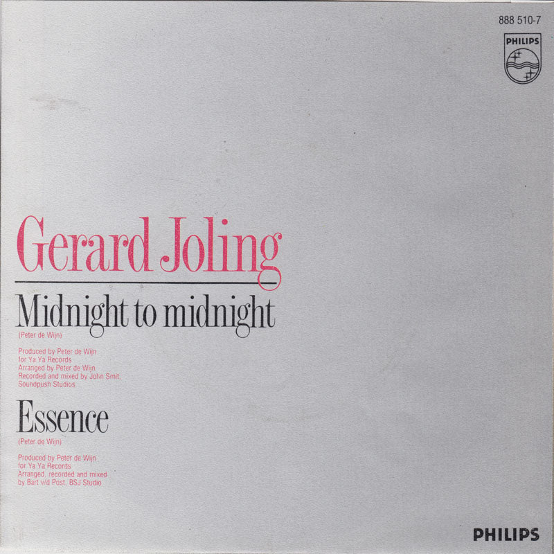 Gerard Joling- Midnight To Midnight Vinyl Singles Vinyl (G) <br> Hoes (F) "VINYLSINGLES.NL"