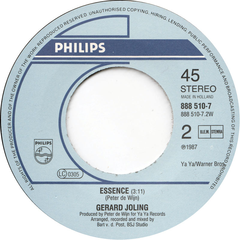 Gerard Joling- Midnight To Midnight 40492 Vinyl Singles Vinyl Goed / Hoes Goed