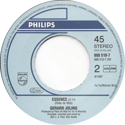 Gerard Joling- Midnight To Midnight 40492 Vinyl Singles Vinyl Goed / Hoes Goed