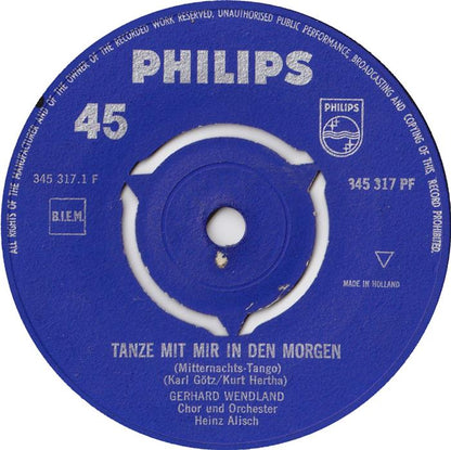 Gerhard Wendland - Tanze Mit Mir In Den Morgen 40194 Vinyl Singles Vinyl Goed / Hoes Generic