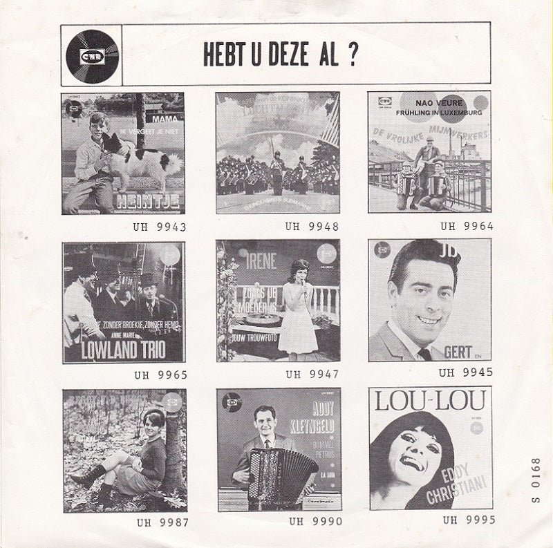 Gert En Hermien - Geen Rozen Zonder Doornen Vinyl Singles Vinyl Zeer Goed / Hoesje Goed "VINYLSINGLES.NL"