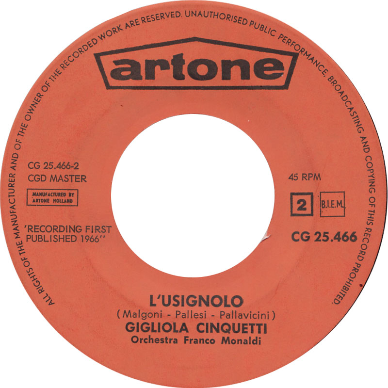 Gigliola Cinquetti - Dommage, Dommage 40061
