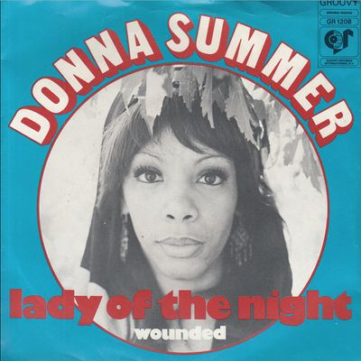 Donna Summer - Lady Of The Night Vinyl Singles Vinyl Zeer Goed / Hoesje Goed "VINYLSINGLES.NL"