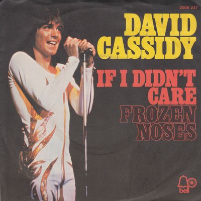David Cassidy - If I Didn't Care Vinyl Singles Vinyl Zeer Goed / Hoesje Goed "VINYLSINGLES.NL"