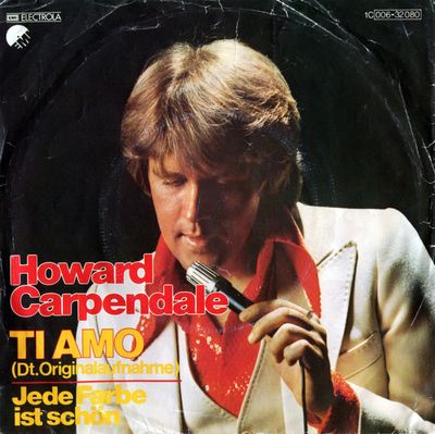 Howard Carpendale - Ti Amo Vinyl Singles Vinyl Zeer Goed / Hoesje Goed "VINYLSINGLES.NL"