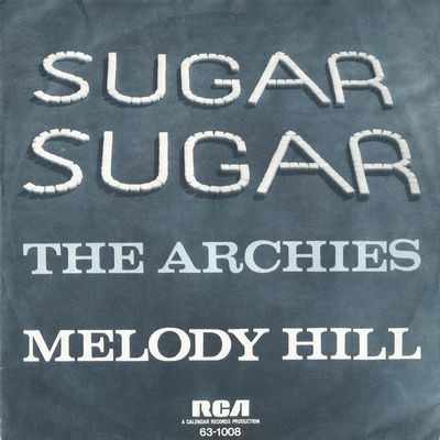 Archies - Sugar, Sugar Vinyl Singles Vinyl Zeer Goed / Hoesje Goed "VINYLSINGLES.NL"