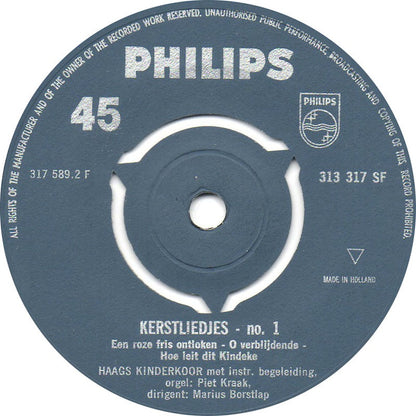 Haags Kinderkoor - Vrolijk Kerstfeest (Kerstliedjes No. *) Vinyl Singles Vinyl Zeer Goed / Hoesje Goed "VINYLSINGLES.NL"