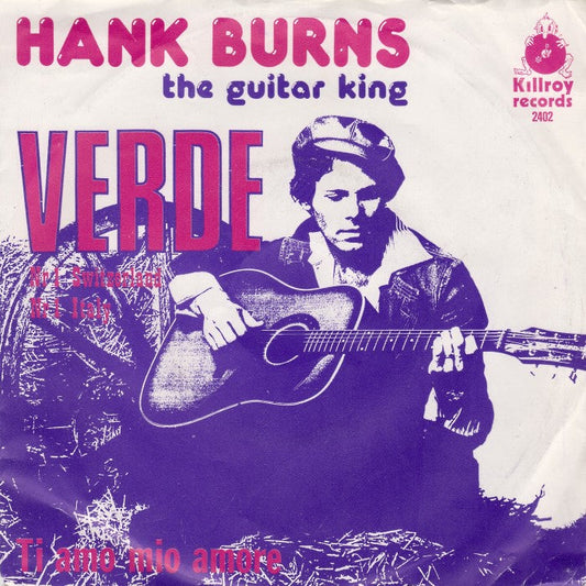 Hank Burns - Verde And Other Instrumental Favourites Vinyl Singles Vinyl Zeer Goed / Hoesje Goed "VINYLSINGLES.NL"