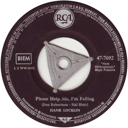 Hank Locklin - Please Help Me, I'm Falling 42380 Vinyl Singles Vinyl Goed / Hoes Generic