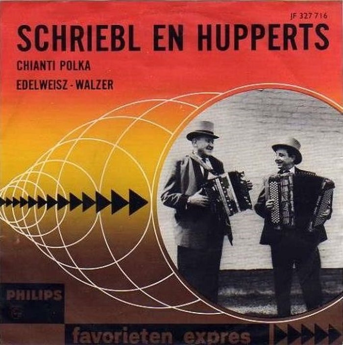 Harmonica Duo K. Schriebl / J. Hupperts - Chianti Polka Vinyl Singles Vinyl Zeer Goed / Hoesje Goed "VINYLSINGLES.NL"