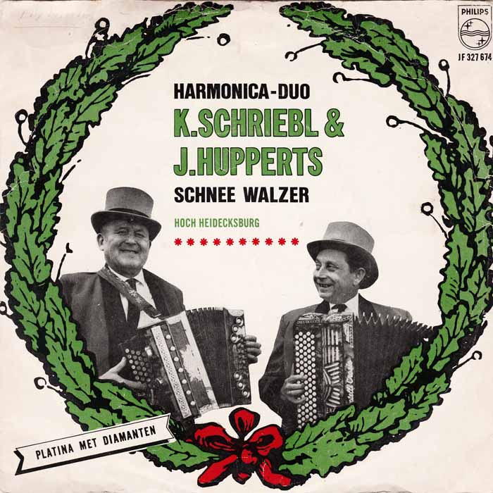 Harmonica Duo K. Schriebl / J. Hupperts - Hoch Heidecksburg 16223 Vinyl Singles Vinyl Zeer Goed / Hoesje Goed "VINYLSINGLES.NL"