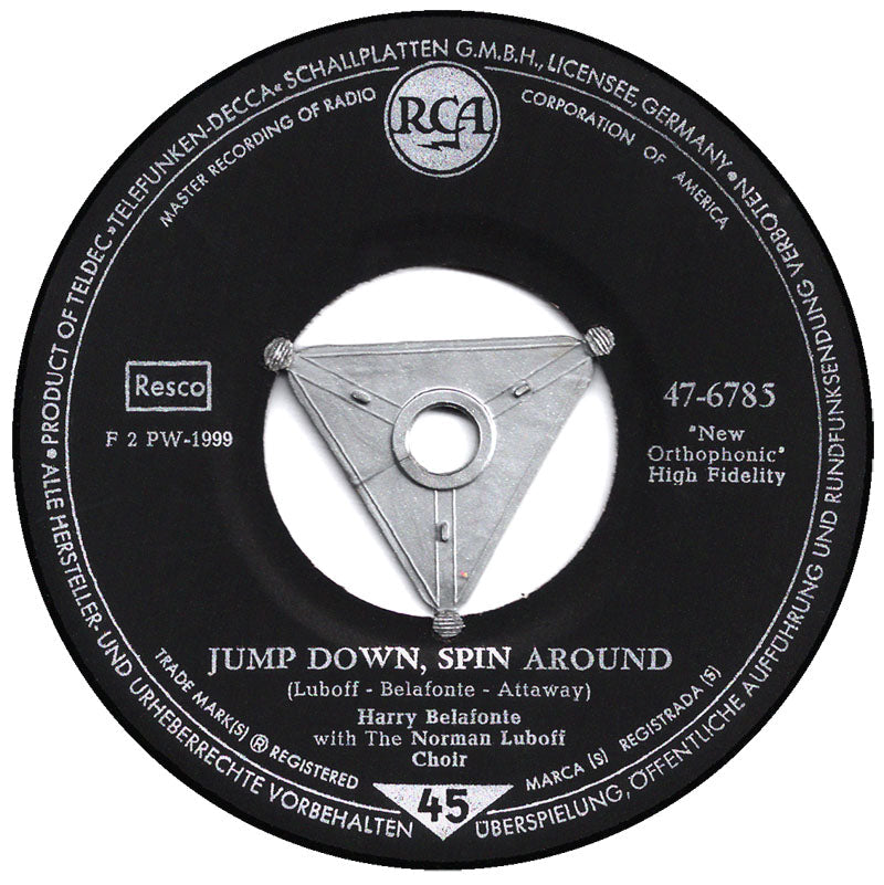 Harry Belafonte - Jump Down, Spin Around 17227 Vinyl Singles Vinyl Zeer Goed / Hoesje Generic "VINYLSINGLES.NL"