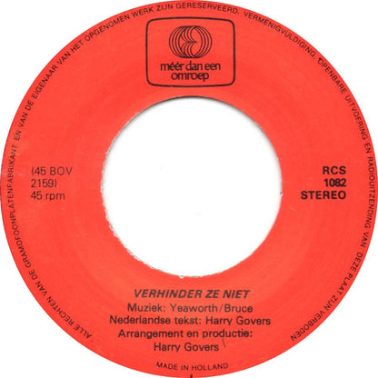 Harry & Marijke Govers En Het Tienerkoor Uit Ridderkerk - De Goede Herder 18663 Vinyl Singles Vinyl Zeer Goed / Hoesje Goed "VINYLSINGLES.NL"