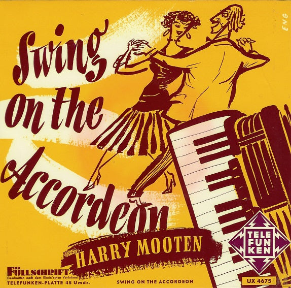 Harry Mooten - Swing On The Accordeon * Vinyl Singles Vinyl Zeer Goed / Hoesje Goed "VINYLSINGLES.NL"