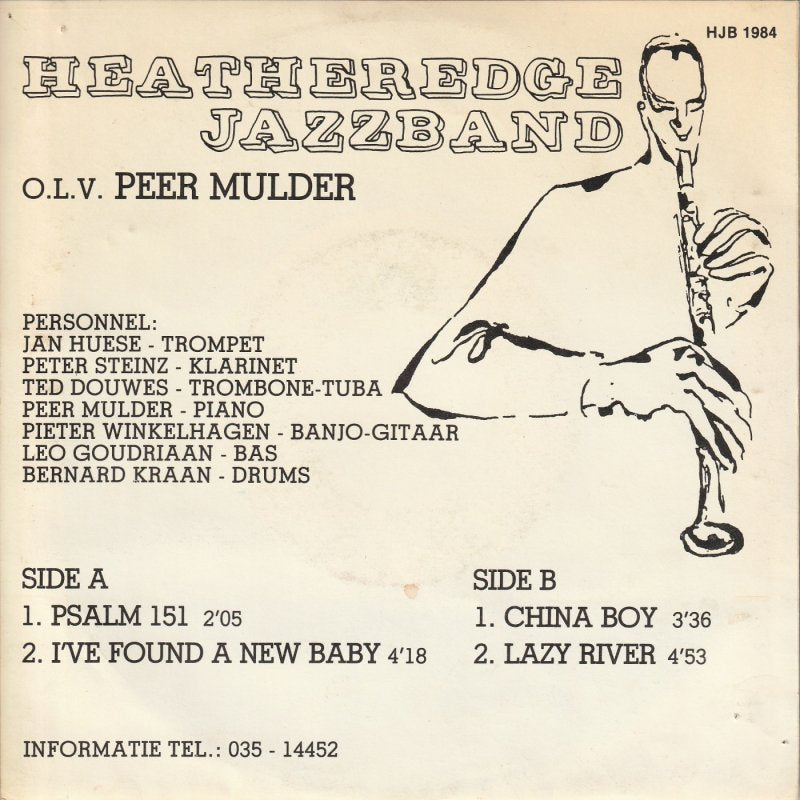 Heatheredge Jazzband - Psalm Vinyl Singles EP Vinyl Zeer Goed / Hoesje Goed "VINYLSINGLES.NL"