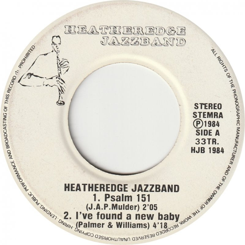Heatheredge Jazzband - Psalm Vinyl Singles EP Vinyl Zeer Goed / Hoesje Goed "VINYLSINGLES.NL"