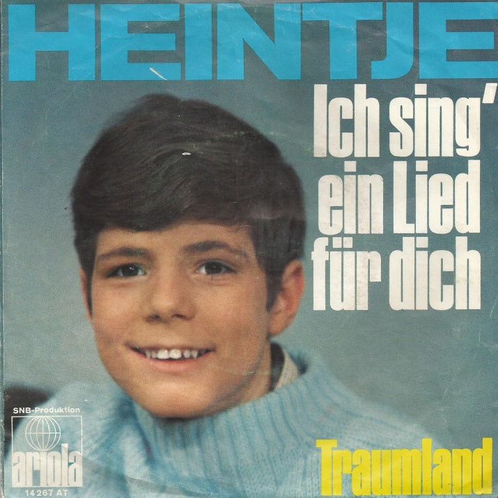 Heintje - Ich Sing' Ein Lied Fur Dich 19095 Vinyl Singles Vinyl Zeer Goed / Hoesje Goed "VINYLSINGLES.NL"