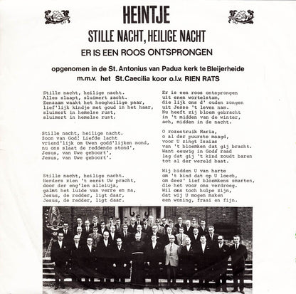 Heintje - Stille Nacht Heilige Nacht 35217 Vinyl Singles Vinyl Zeer Goed / Hoesje Goed "VINYLSINGLES.NL"