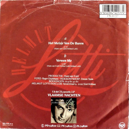 Helmut Lotti - Het Meisje Van De Buren 30309 Vinyl Singles Vinyl Zeer Goed / Hoesje Goed "VINYLSINGLES.NL"