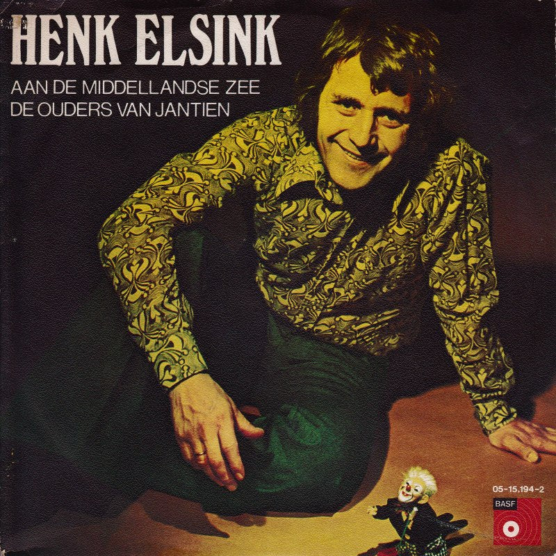 Henk Elsink - Aan De Middellandse Zee Vinyl Singles Vinyl Zeer Goed / Hoesje Goed "VINYLSINGLES.NL"
