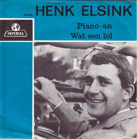 Henk Elsink - Piano-An Vinyl Singles Vinyl Zeer Goed / Hoesje Goed "VINYLSINGLES.NL"