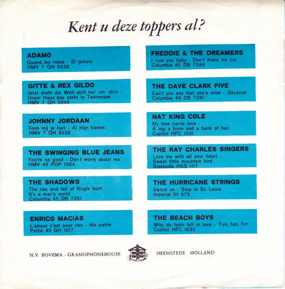 Henk Elsink - Piano-An Vinyl Singles Vinyl Zeer Goed / Hoesje Goed "VINYLSINGLES.NL"