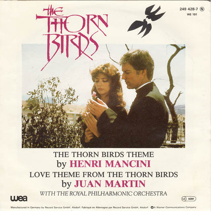 Henry Mancini And His Orchestra, Juan Martin - The Thorn Birds Theme Vinyl Singles Vinyl Zeer Goed / Hoesje Goed "VINYLSINGLES.NL"