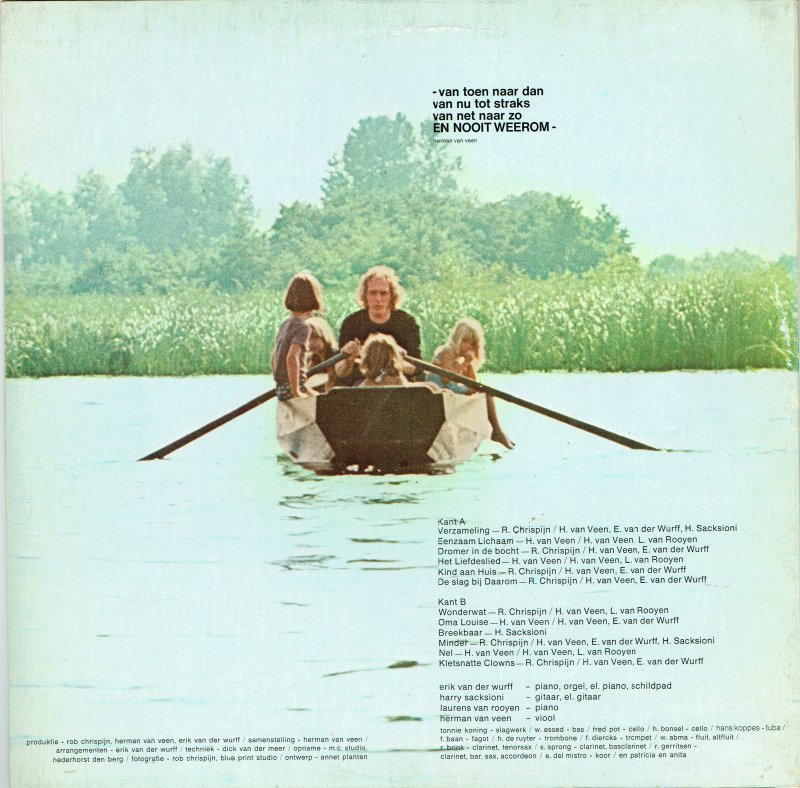 Herman van Veen - En Nooit Weerom (LP) Vinyl LP Vinyl Zeer Goed / Hoesje Goed "VINYLSINGLES.NL"