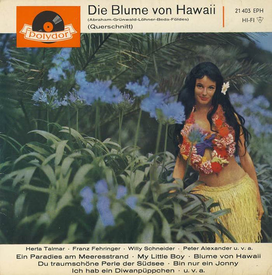 Herta Talmar, Margot Eskens - Die Blume Von Hawaii 14458 Vinyl Singles EP Vinyl Zeer Goed / Hoesje Goed "VINYLSINGLES.NL"