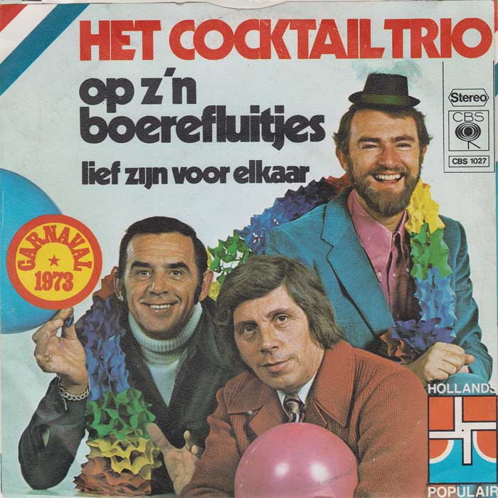 Cocktail Trio - Lief Zijn Voor Elkaar 23790 Vinyl Singles Vinyl Zeer Goed / Hoesje Goed "VINYLSINGLES.NL"