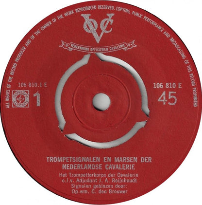 Trompetenkorps der Kavallerie - Trompetensignale und Märsche der niederländischen Kavallerie 13553