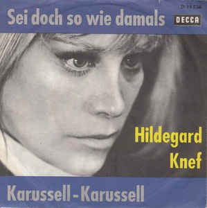 Hildegard Knef - Sei Doch So Wie Damals Vinyl Singles Vinyl Zeer Goed / Hoesje Goed "VINYLSINGLES.NL"