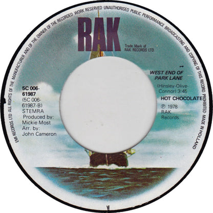 Hot Chocolate - I'll Put You Together Again Vinyl Singles Vinyl Zeer Goed / Hoesje Generic "VINYLSINGLES.NL"