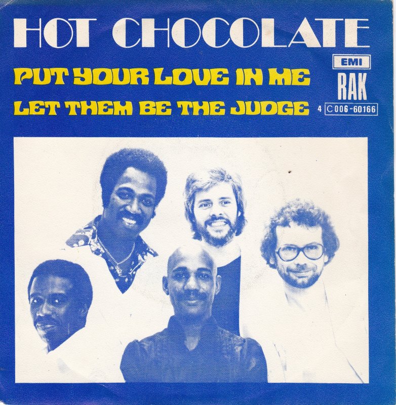 Hot Chocolate - Put Your Love In Me 40618 Vinyl Singles Vinyl Zeer Goed / Hoesje Goed "VINYLSINGLES.NL"