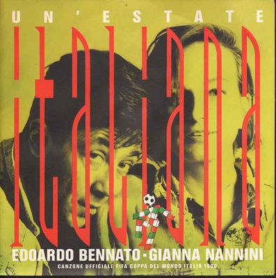 Edoardo Bennato - Un'Estate Italiana Vinyl Singles Vinyl Zeer Goed / Hoesje Redelijk "VINYLSINGLES.NL"