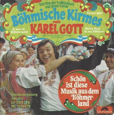 Karel Gott - Böhmische Kirmes Mit Karel Gott Vinyl Singles Vinyl Zeer Goed / Hoesje Goed "VINYLSINGLES.NL"