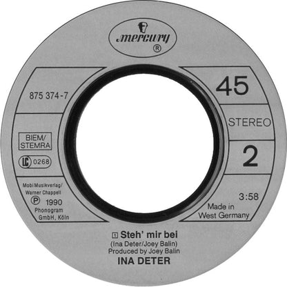 Ina Deter - Soll Mich Lieben Wer Will 21400 Vinyl Singles Vinyl Goed / Hoes Goed