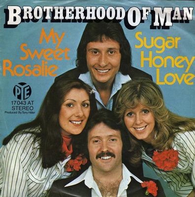 Brotherhood Of Man - My Sweet Rosalie Vinyl Singles Vinyl Zeer Goed / Hoesje Goed "VINYLSINGLES.NL"