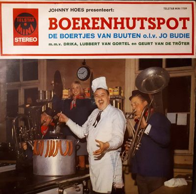 Boertjes van Buuten - Boerenhutspot (LP) Vinyl LP Vinyl Zeer Goed / Hoes Goed "VINYLSINGLES.NL"