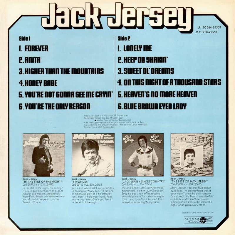 Jack Jersey - Forever (LP) 48340 Vinyl LP JUKEBOXSINGLES.NL   