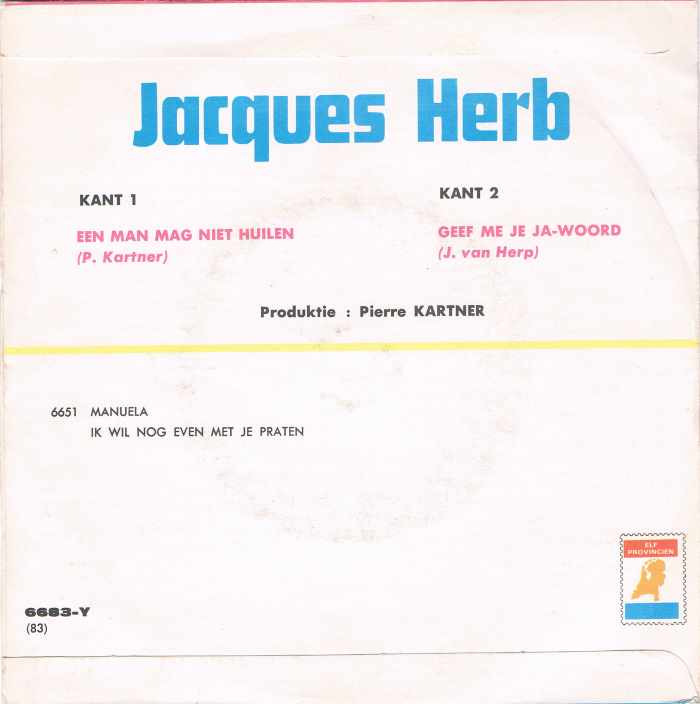 Jacques Herb - Ein Mann darf nicht weinen 28152