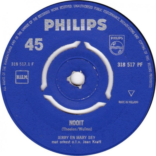 Jerry En Mary Bey - Nooit 42307 Vinyl Singles Toevoegen Vinyl Goed / Hoes Generic