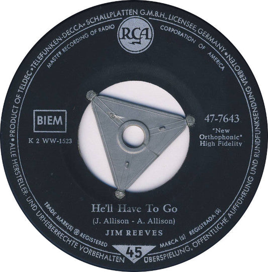 Jim Reeves - Er muss gehen 13522